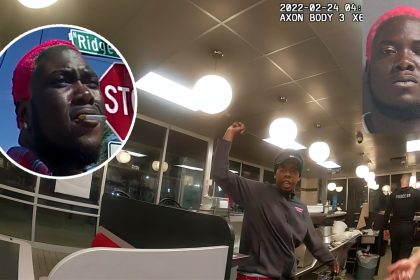 Pink-Haired Man Attacks Random Woman with a Machete — Acts Like Nothing Happened