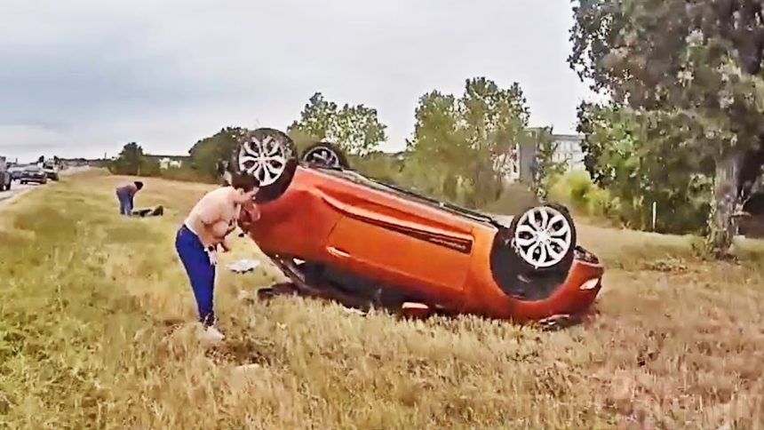 Officers And Good Samaritans Rescue Baby Trapped Beneath Car