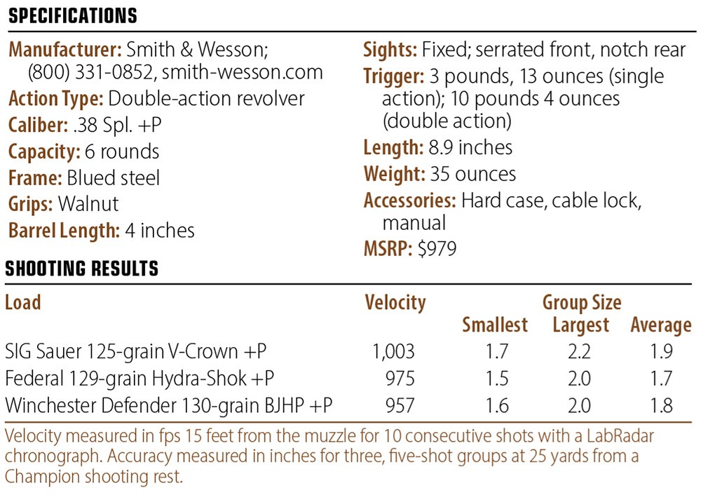 Model 10 Classic No Internal Lock specs