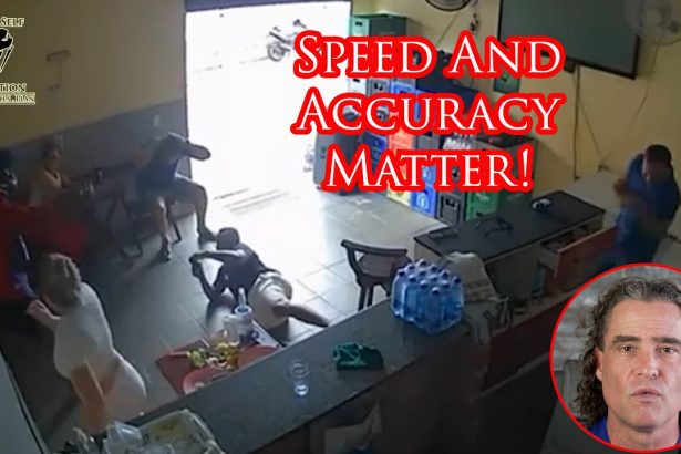 Armed Defender Waits His Turn To Take Armed Robber Down
