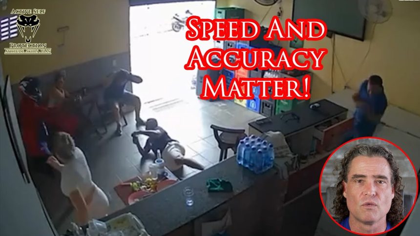 Armed Defender Waits His Turn To Take Armed Robber Down