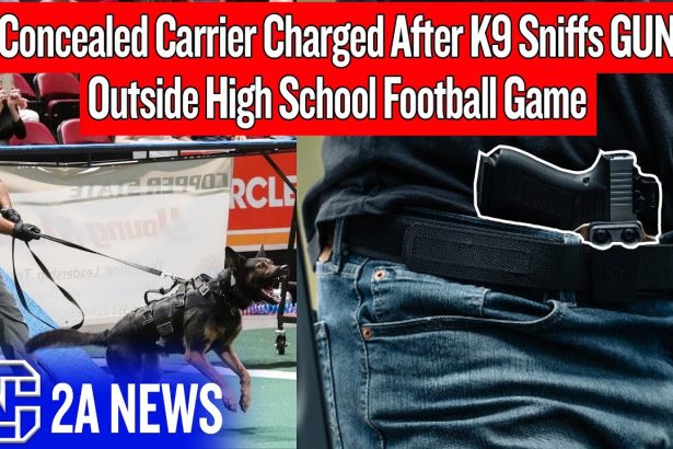 Concealed Carrier Charged After K9 Sniffs GUN Outside High School Football Game