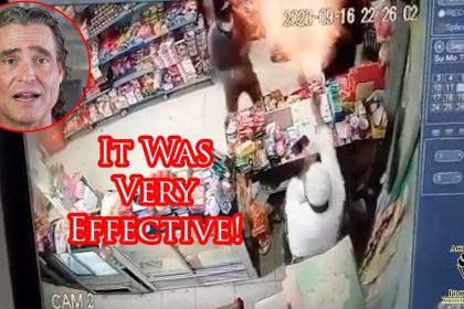 Defender Casts Fireball To Repel Armed Robbers