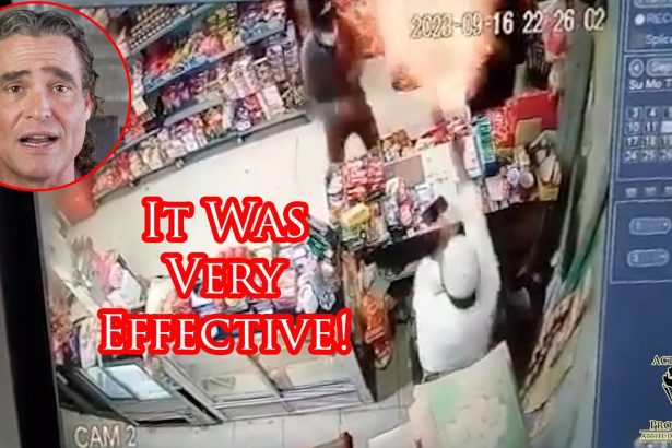 Defender Casts Fireball To Repel Armed Robbers