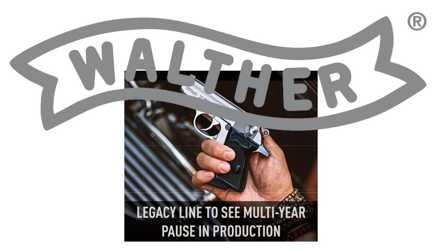 Walther Suspends Production of PPK, PPK/S and PP Legacy Products