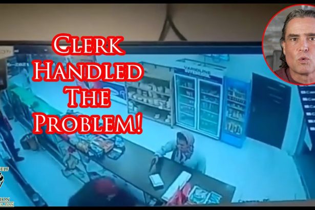 Clerk Outshoots Armed Robber on Video