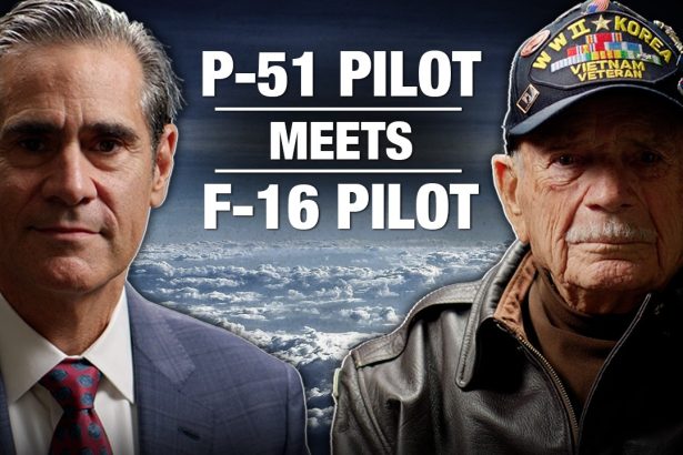WWII P-51 Fighter Pilot Meets F-16 Fighter Pilot | Joe Peterburs & Marc Sasseville