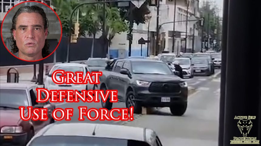 Businessman Prepared For Armed Carjacker