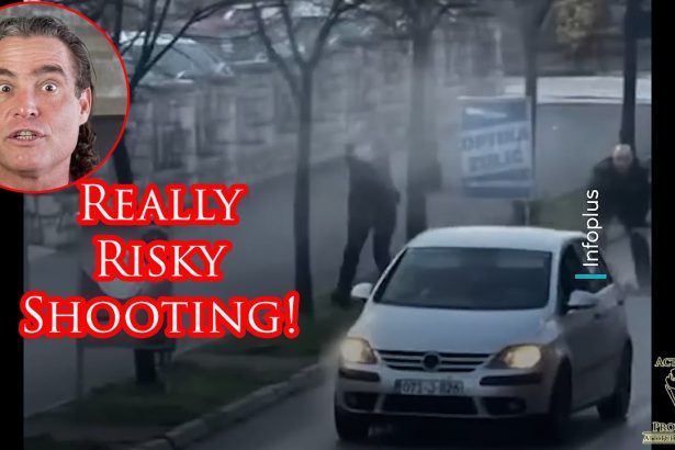 Robbery Turns Into Scary Gunfight For Bystanders!