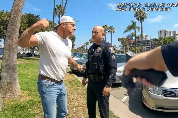 When Wannabe Tough Guys Punch Cops..