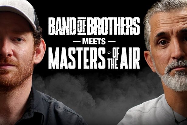 “Band of Brothers” Actor Meets “Masters of the Air” Actor | James Madio & Sawyer Spielberg
