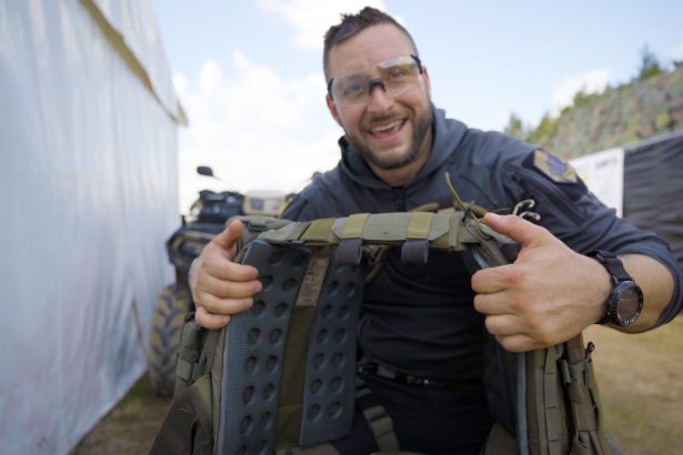 Gear setup for CZECH COMBAT shooting competition