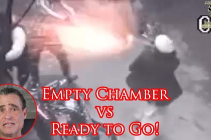 Defender Beats Robber By Smallest Margin to Stop the Threat