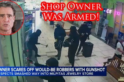 Jewelry Store Robbery Attempt Ends With Defensive Gunshot