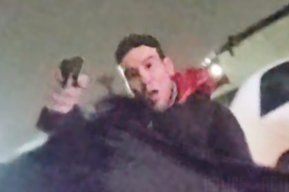 Bullet Tears Through Officers Hat During Close Call Shootout With Armed Suspect