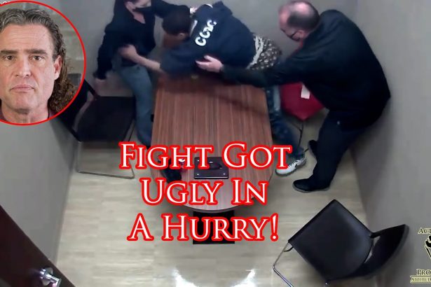 Distraught Suspect Goes For Officer’s Gun!