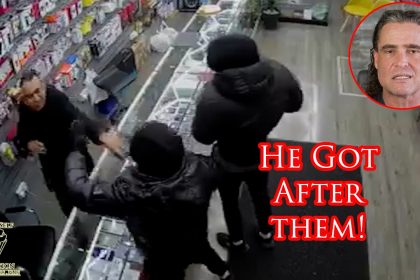 Shopkeep Puts Some Licks On Armed Robbers