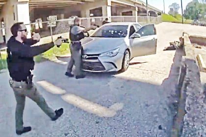 Officers Surround Armed Homicide Suspect Then Gunfire Breaks Out