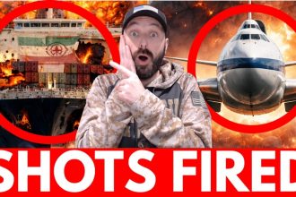 BREAKING: U.S. Navy BOMBS Iranian Ship – Doomsday Plane AIRBORNE