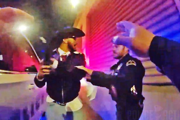 Officer Fires Gun After Being Knocked To The Ground