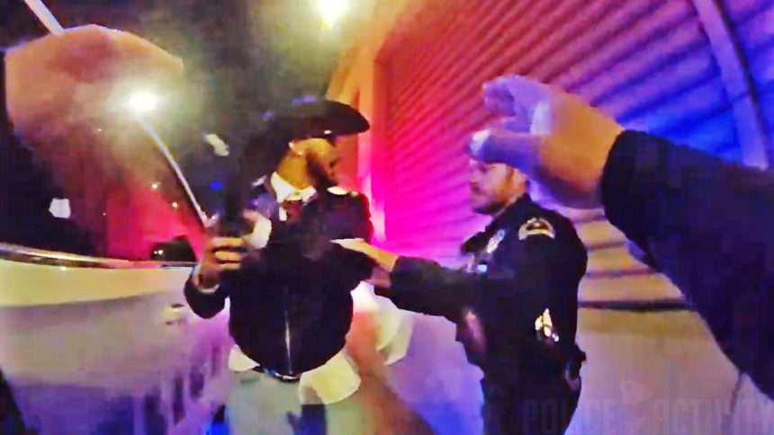 Officer Fires Gun After Being Knocked To The Ground