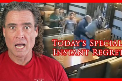 Armed Robber Vs ENTIRE Restaurant | Active Self Protection