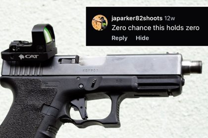 Magnetic Red Dot for pistols