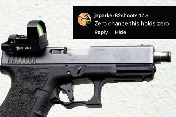 Magnetic Red Dot for pistols