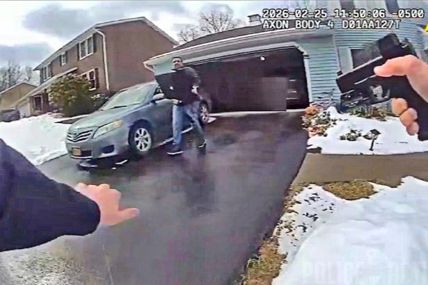 Bodycam Shows Officers Battling Armed Man With Knife And TV