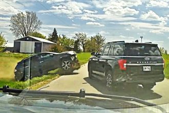 High Speed Chase Of Stolen Vehicle Ends In Rollover Crash