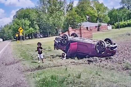 Toddler Escapes Rollover Crash After Mom’s Police Chase