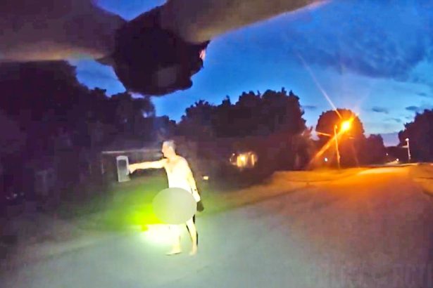 Officer Fires On Naked Unarmed Man Walking Toward Him