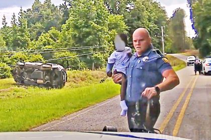 Troopers Rescue Children After High Speed Pursuit Ends in Rollover Crash