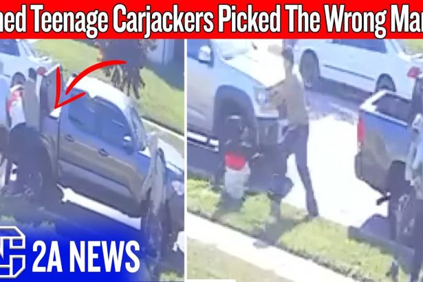 Armed Teens Carjackers Pointed A Gun At A Marine. Big Mistake