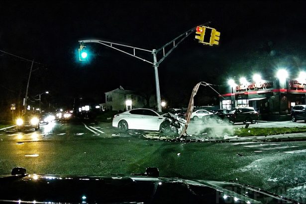 Stolen Kia Crashes into SUV During Police Chase