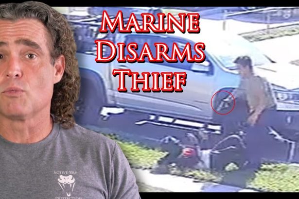 Marine WRECKS Armed Robber | Active Self Protection