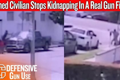 One Armed Civilian, One Masked Gunman, One Real Gun Fight