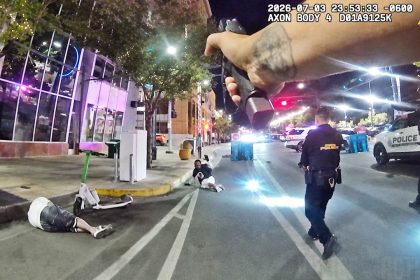 Man Pulls Gun & Fires at Two People in Front of Police