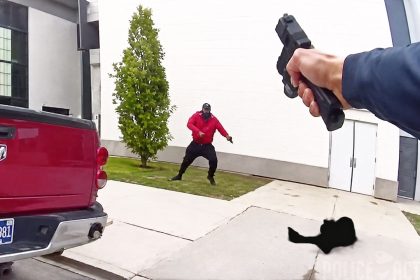 Man Shoots His Ex-Girlfriend Then Turns Gun on Officer
