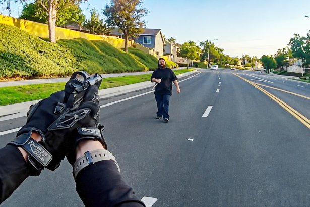Officer Shoots Man After He Pulls Out a Large Knife