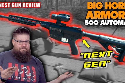 CRAZY 50 CAL AR – Big Horn Armory 500 AutoMax Next-Gen Honest Review!