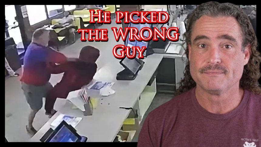 Old Timer Teaches Whippersnapper A Lesson | Active Self Protection